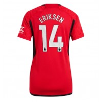 Maglie da calcio Manchester United Christian Eriksen #14 Prima Maglia Femminile 2023-24 Manica Corta